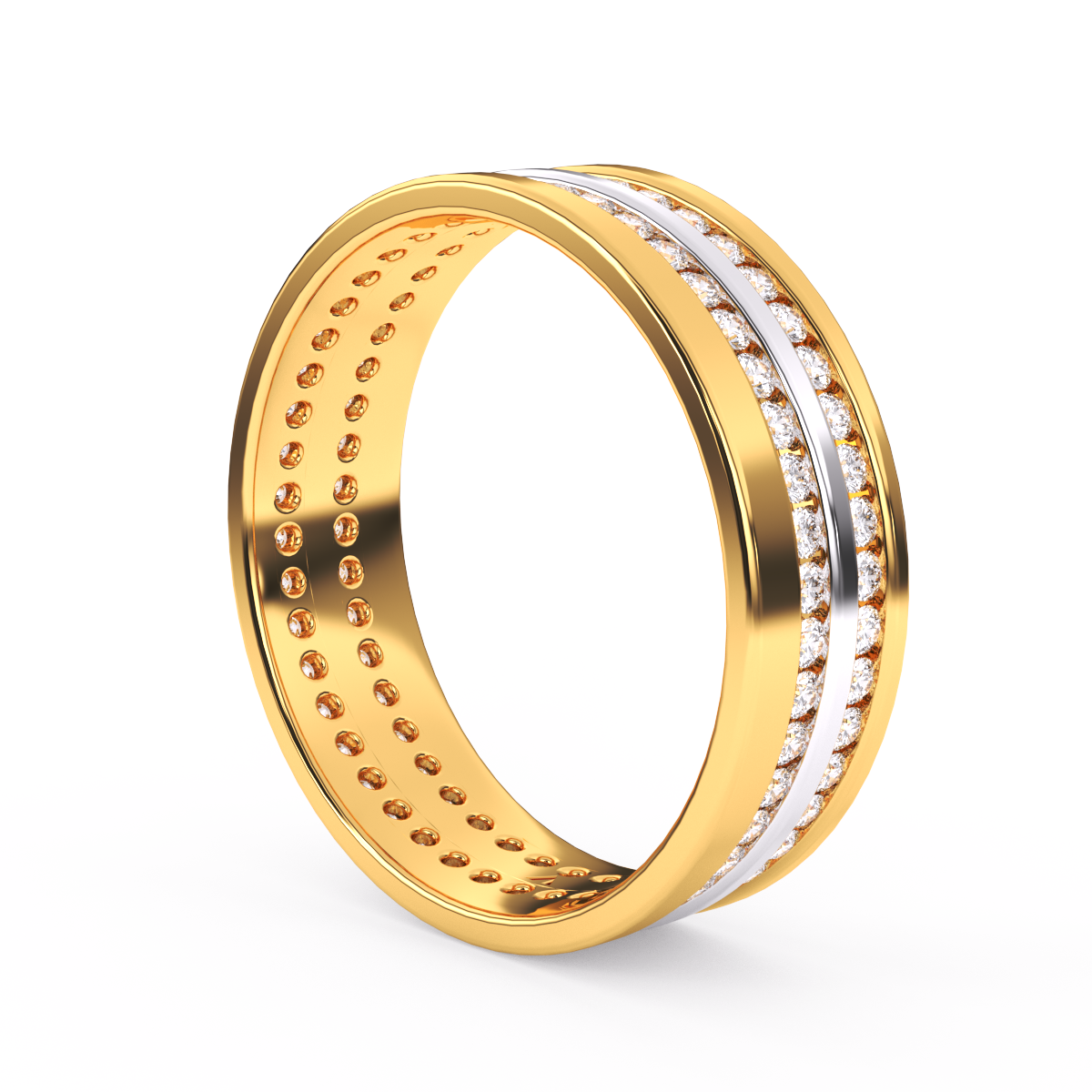 Two Row Promise Wedding Women Band